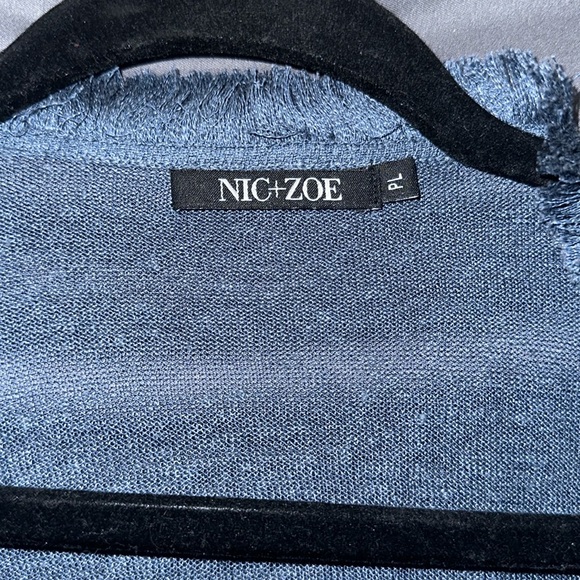 Blue lightweight open cardigan - Picture 2 of 6